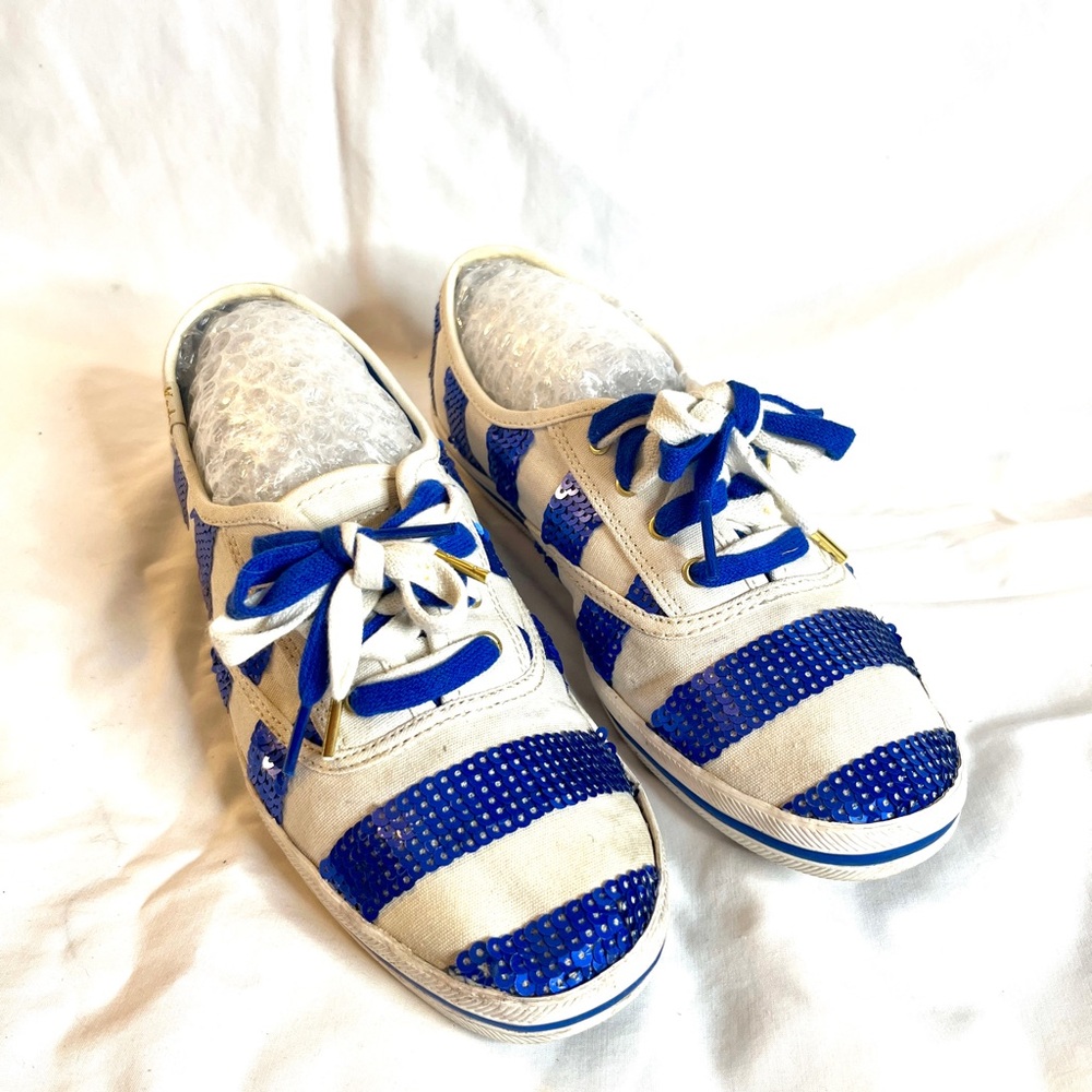 Kate Spade Kids Sneakers in Blue and White